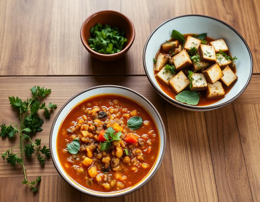 Halloumibowl med rotfrukter